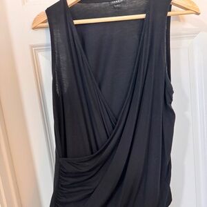 Torrid shirred top black size 1 great used condition